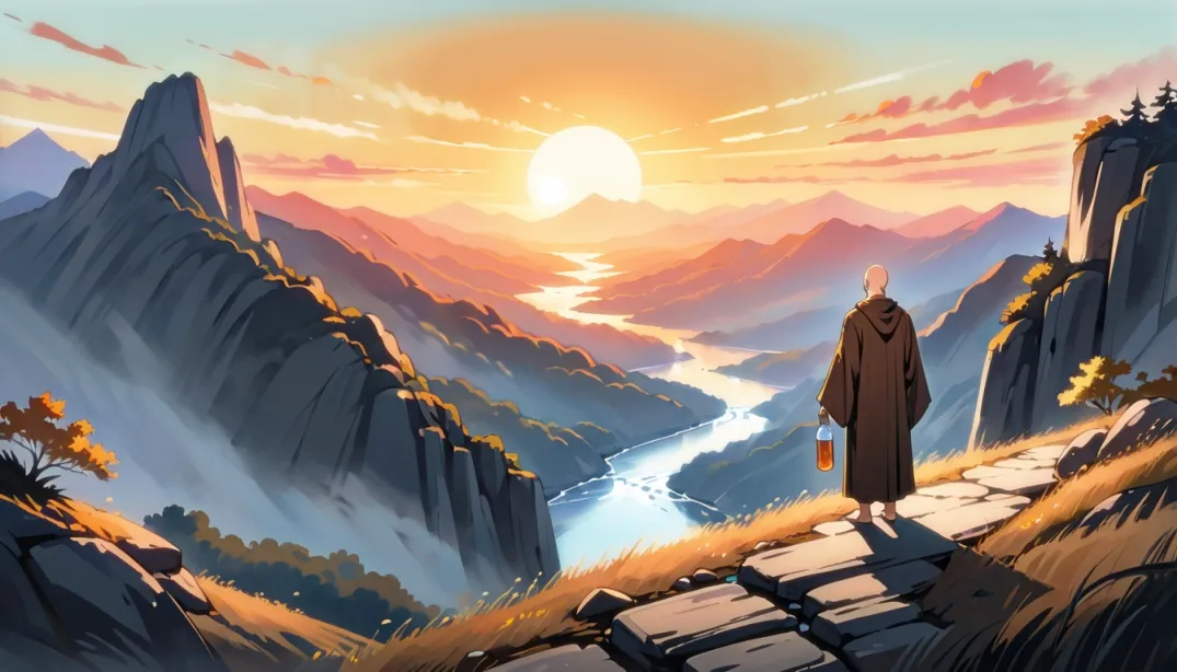 "The Hidden Spring: A Monk's Quest"