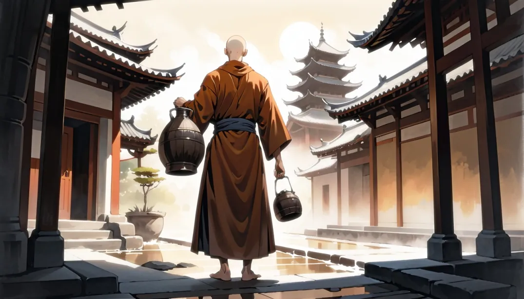 "The Hidden Spring: A Monk's Quest"