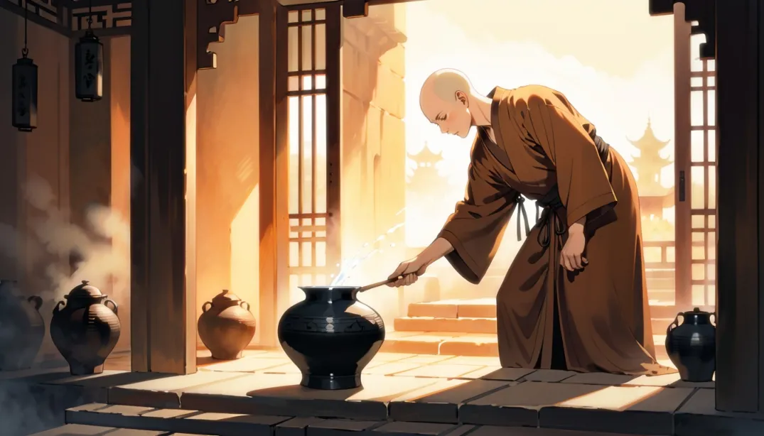 "The Hidden Spring: A Monk's Quest"