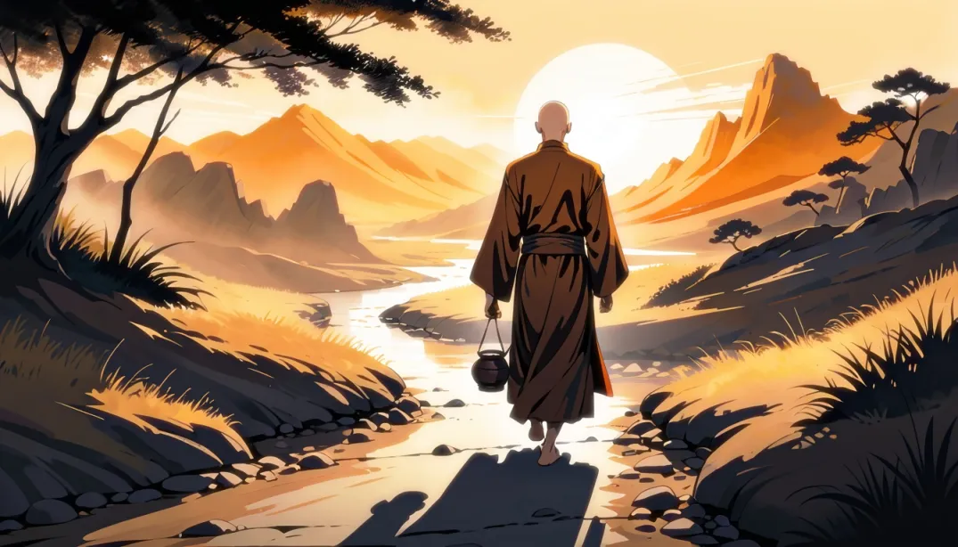 "The Hidden Spring: A Monk's Quest"