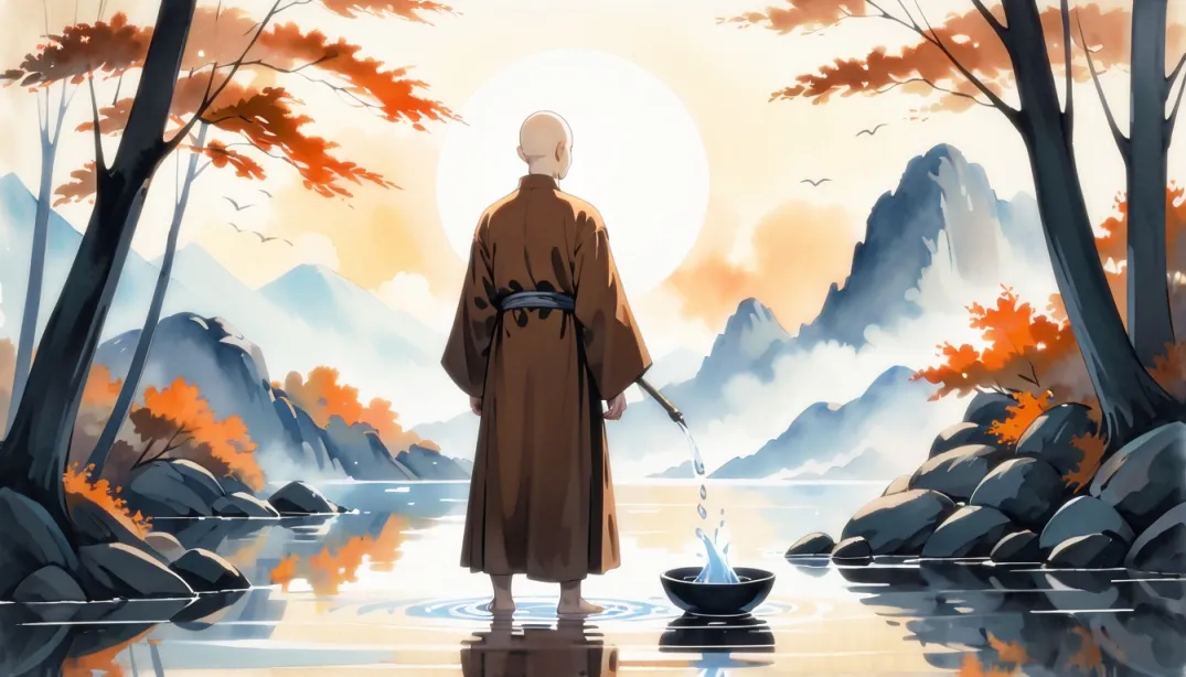 "The Hidden Spring: A Monk's Quest"