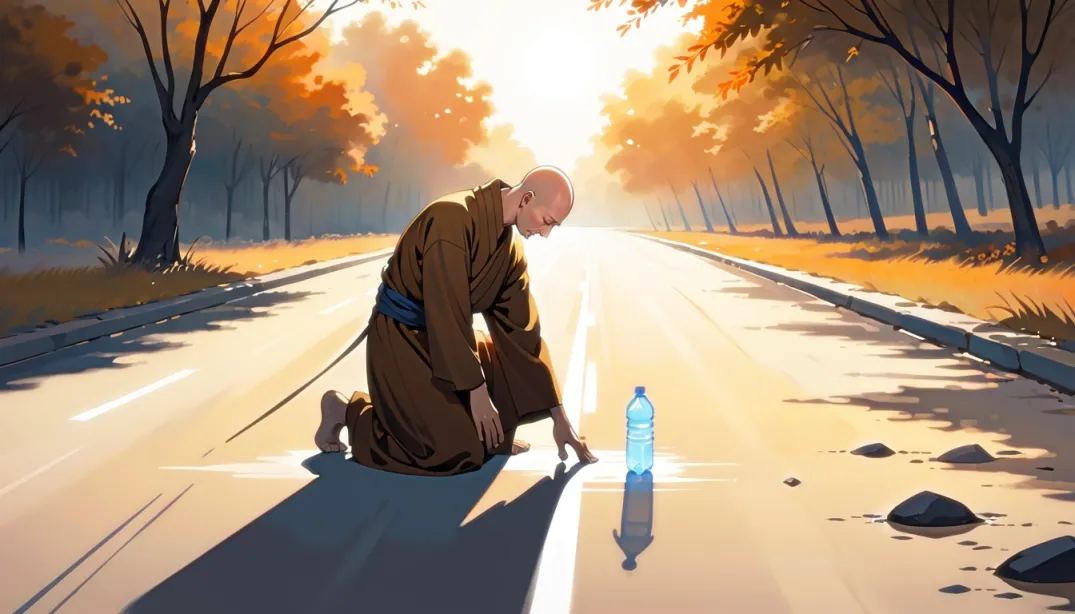"The Hidden Spring: A Monk's Quest"