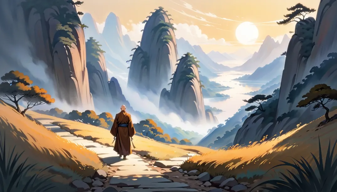 "The Hidden Spring: A Monk's Quest"