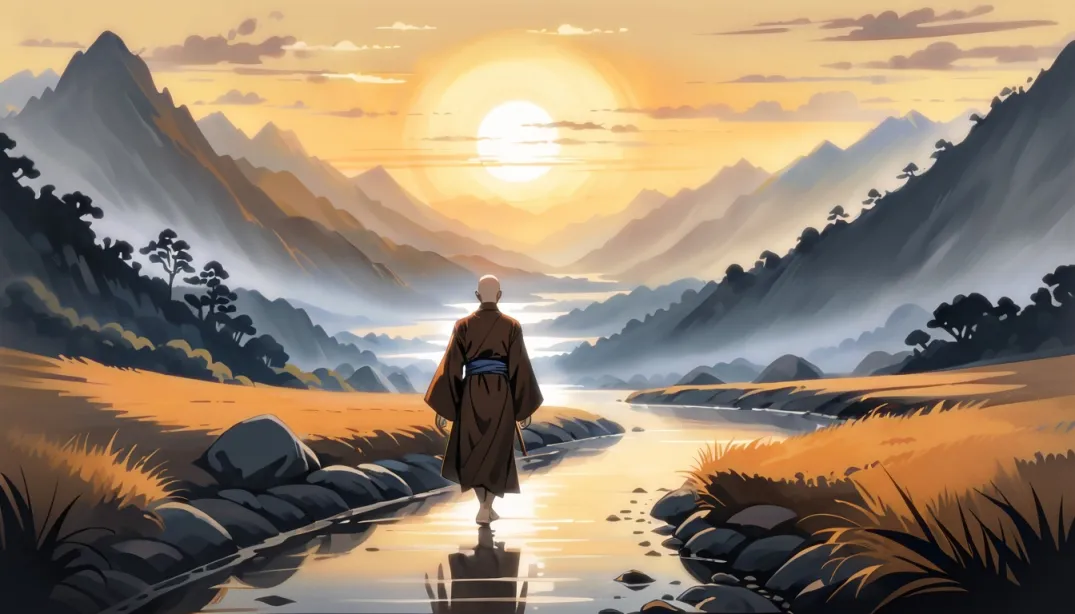 "The Hidden Spring: A Monk's Quest"