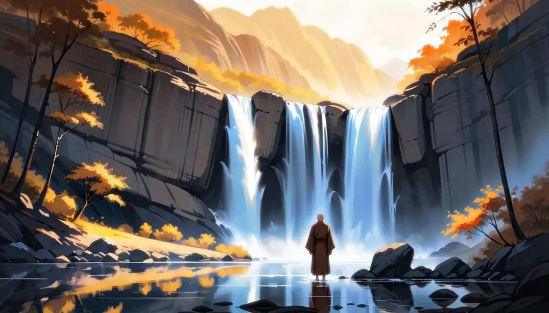 "The Hidden Spring: A Monk's Quest"