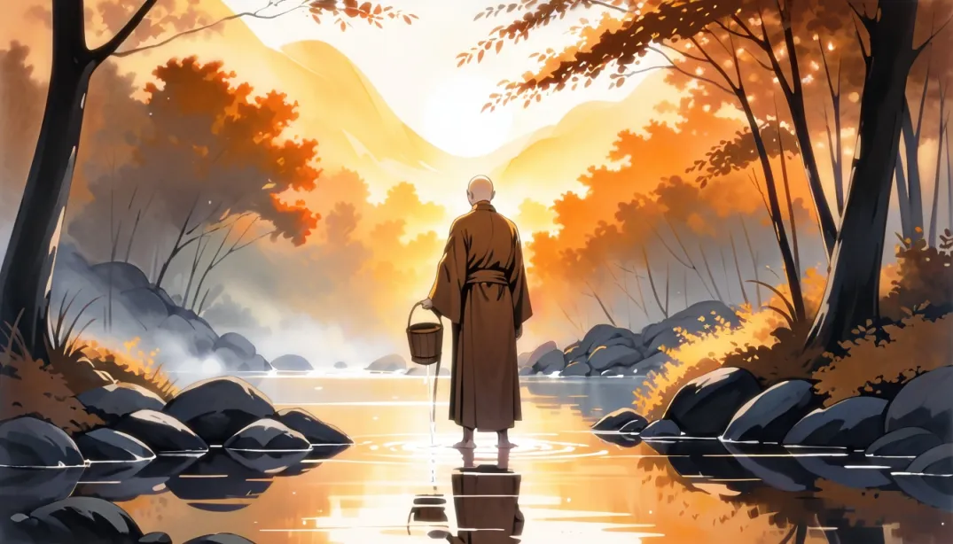 "The Hidden Spring: A Monk's Quest"
