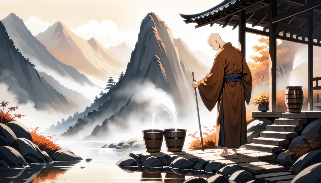 "The Hidden Spring: A Monk's Quest"