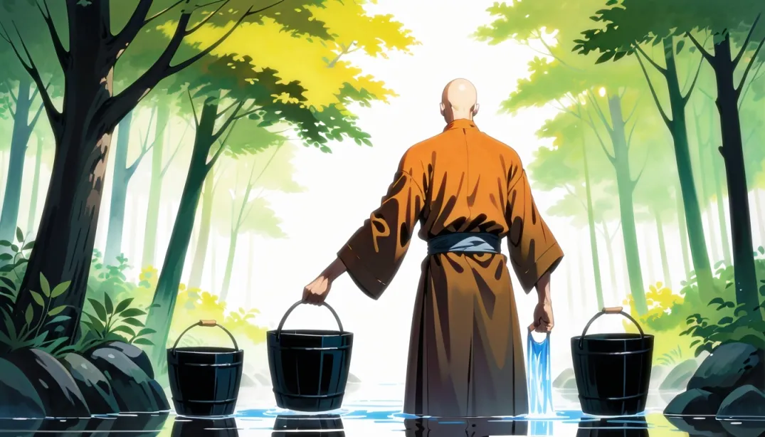 "The Hidden Spring: A Monk's Quest"