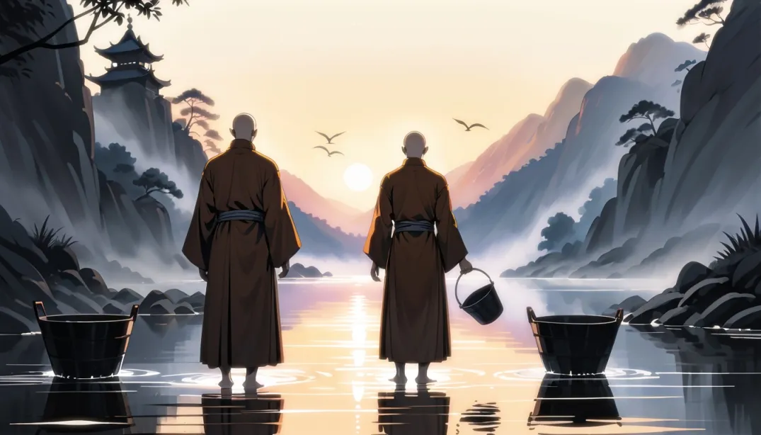 "The Hidden Spring: A Monk's Quest"