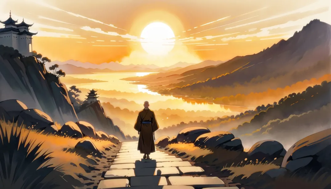 "The Hidden Spring: A Monk's Quest"