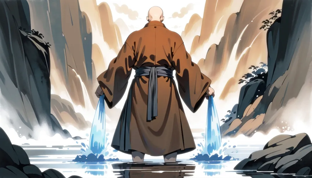 "The Hidden Spring: A Monk's Quest"