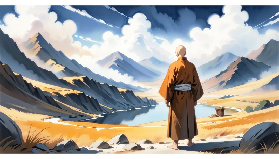 "The Hidden Spring: A Monk's Quest"