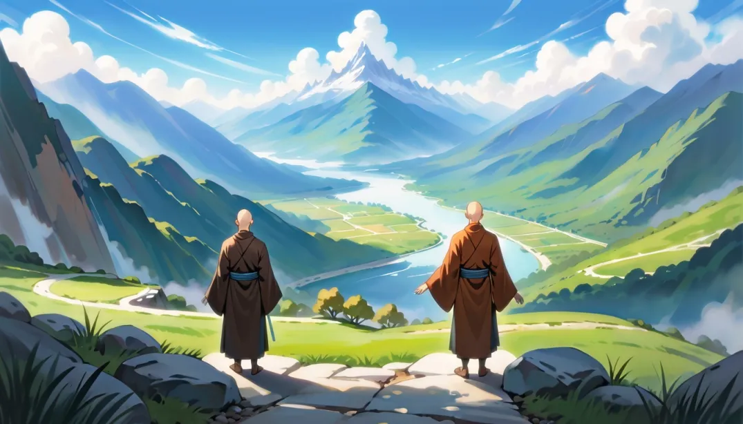 "The Hidden Spring: A Monk's Quest"