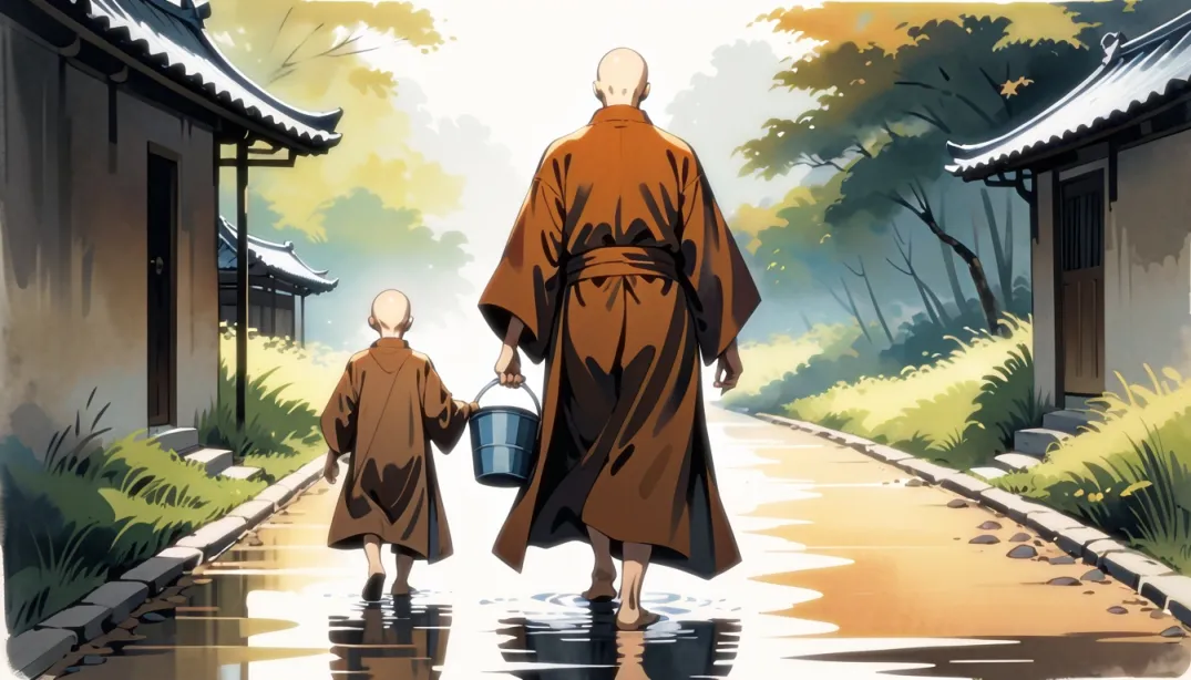"The Hidden Spring: A Monk's Quest"