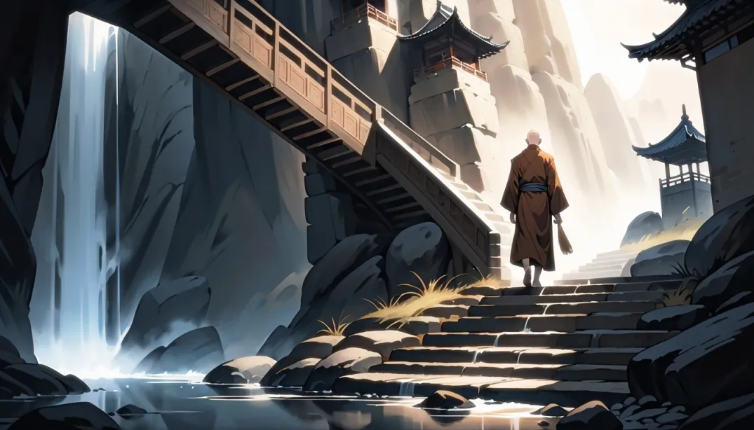 "The Hidden Spring: A Monk's Quest"