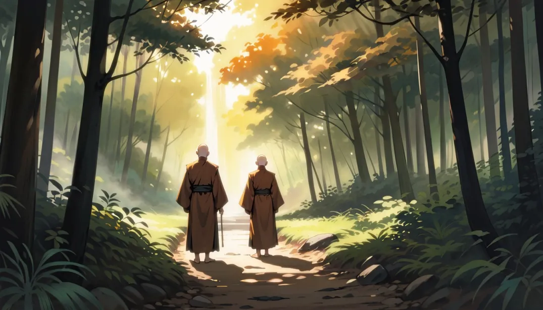 "The Hidden Spring: A Monk's Quest"