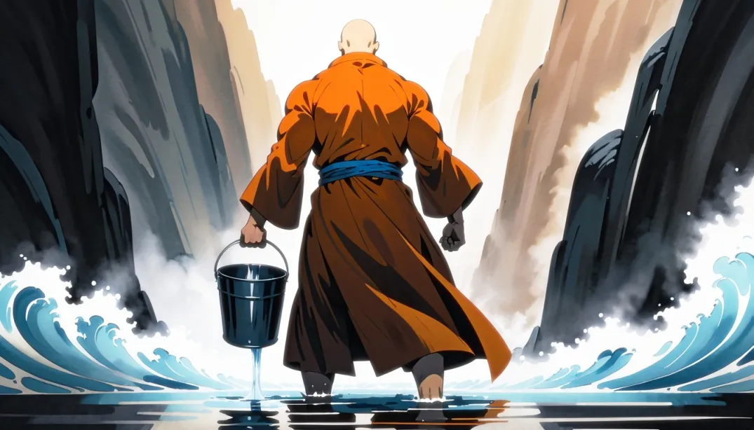"The Hidden Spring: A Monk's Quest"