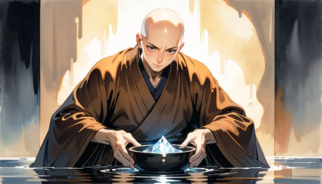 "The Hidden Spring: A Monk's Quest"