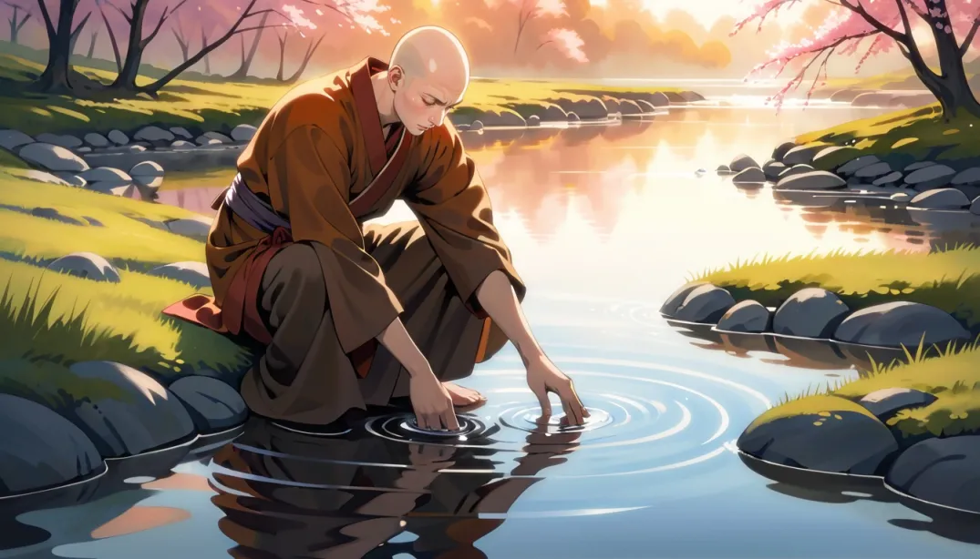 "The Hidden Spring: A Monk's Quest"
