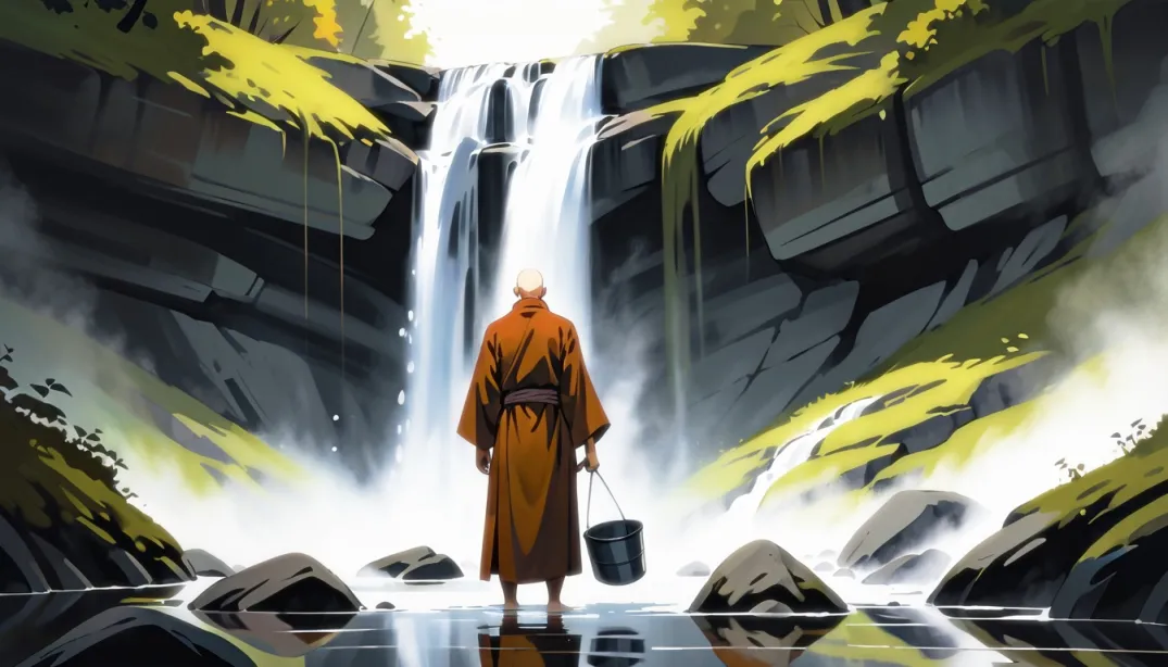 "The Hidden Spring: A Monk's Quest"
