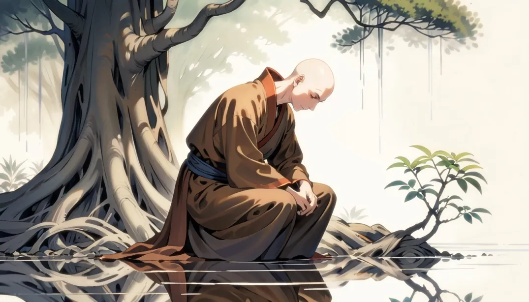 "The Hidden Spring: A Monk's Quest"