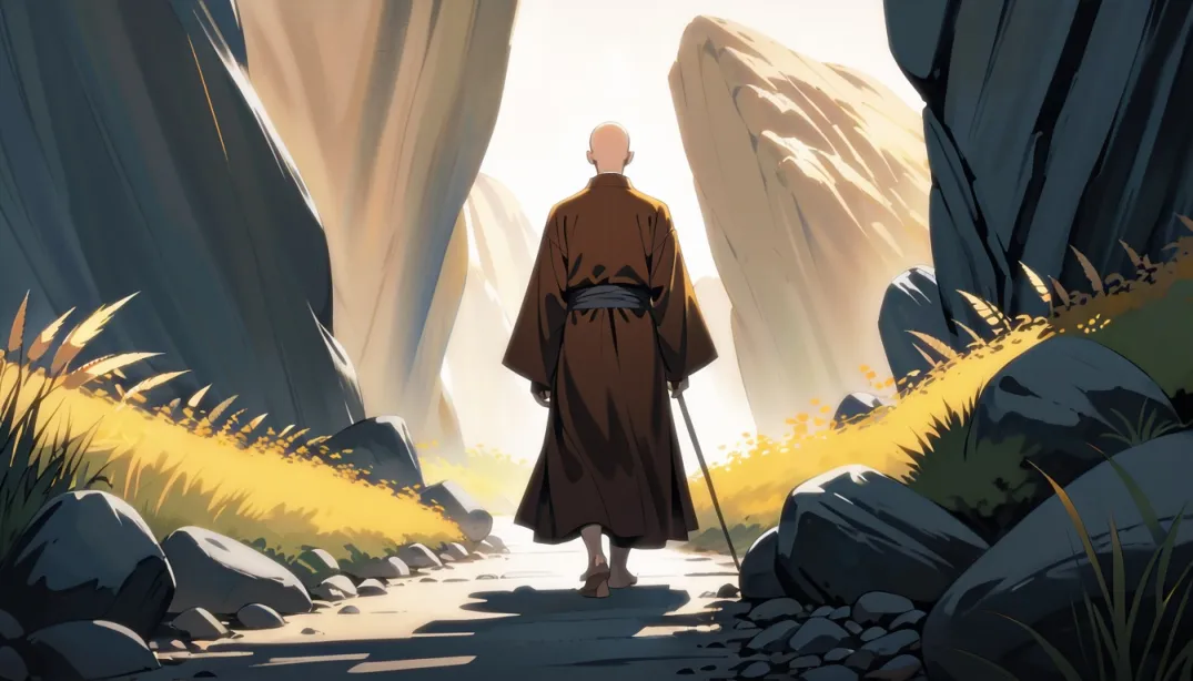 "The Hidden Spring: A Monk's Quest"