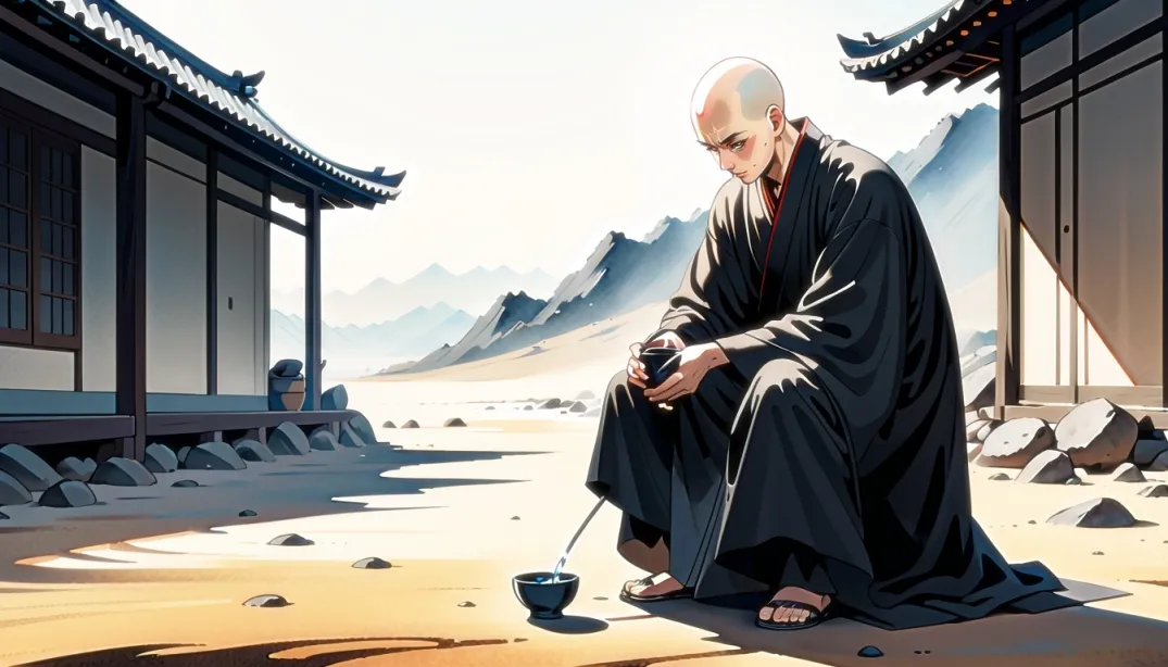 "Monastery's Water Quest: A Tale of Unity"
