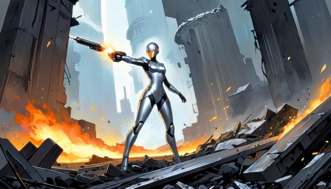 "Echoes of Peace: A Robotic Revolution"
