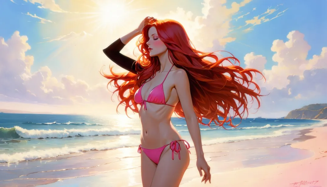 "Lost Memories: A Beachside Revelation"