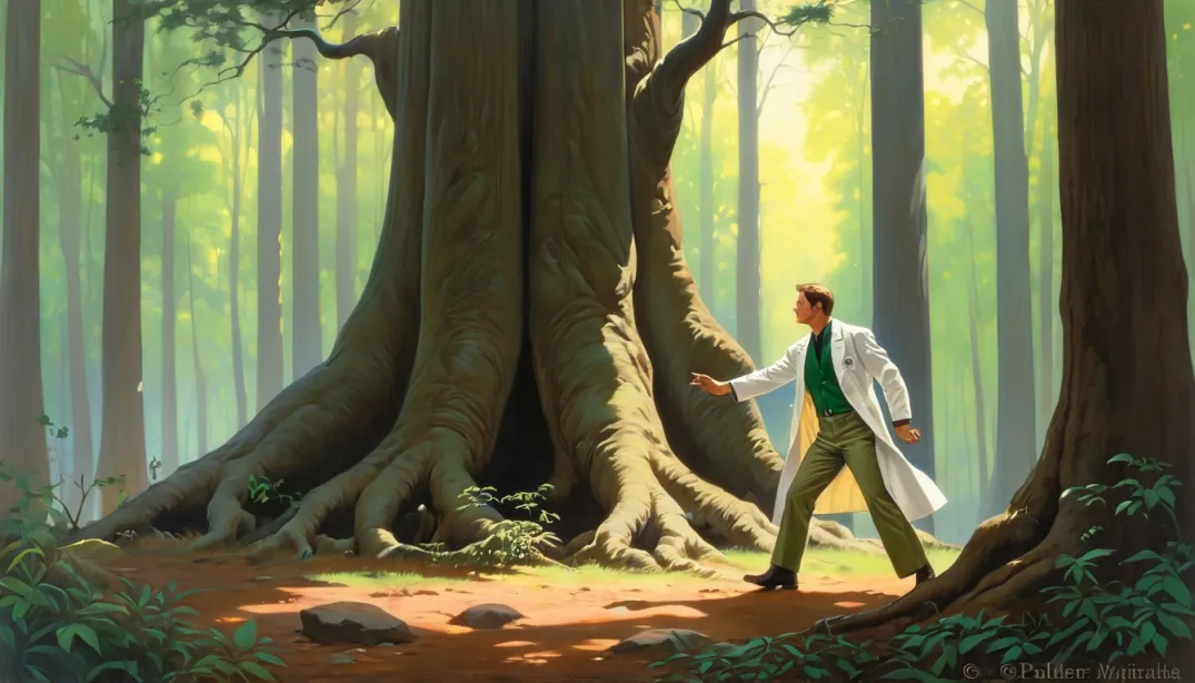 "Time's Redemption: A Botanist's Sacrifice"