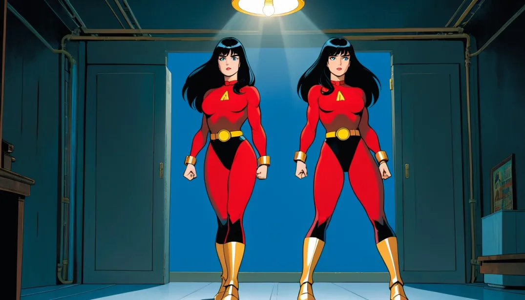 Captured: Wonder Woman's Defiant Struggle