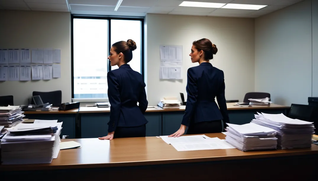 "Love's Forbidden Office Dilemma"