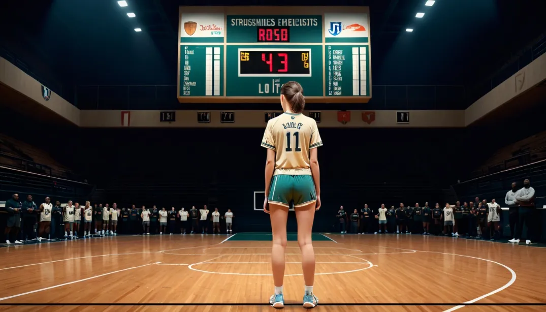 "Courtside Conflicts: A High School Basketball Journey"