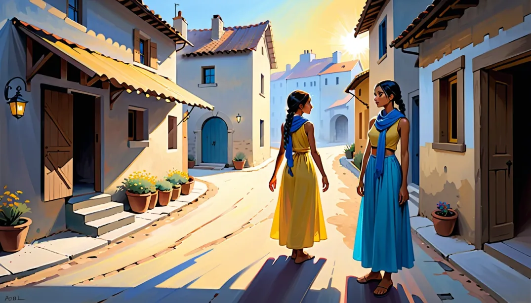 "Sunlit Joy: The Magic of Malaïka's Scarf"