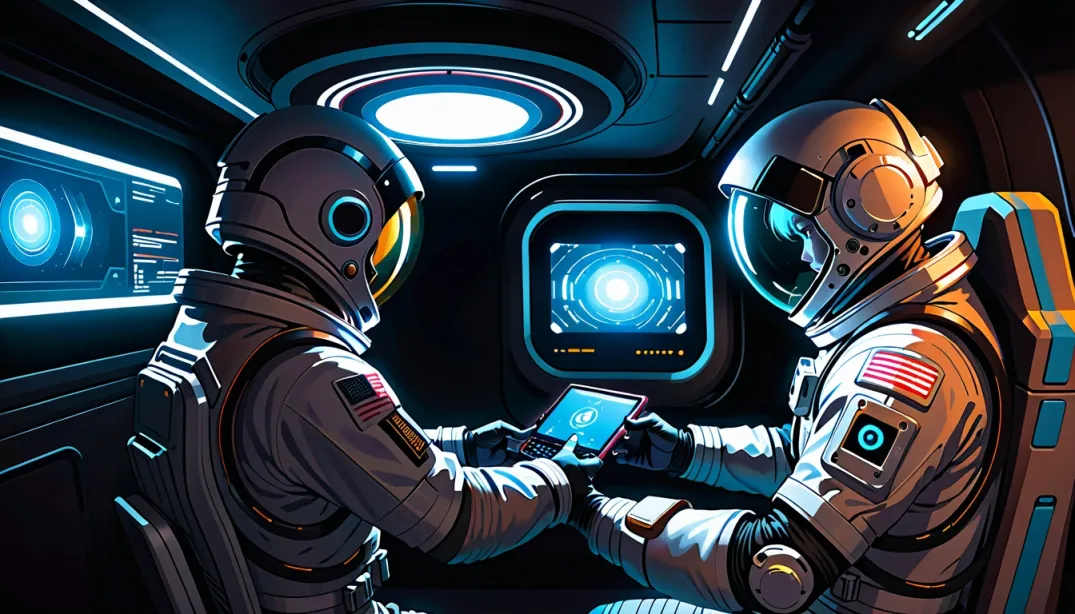"Galactic Odyssey: Mark's Interstellar Journey"