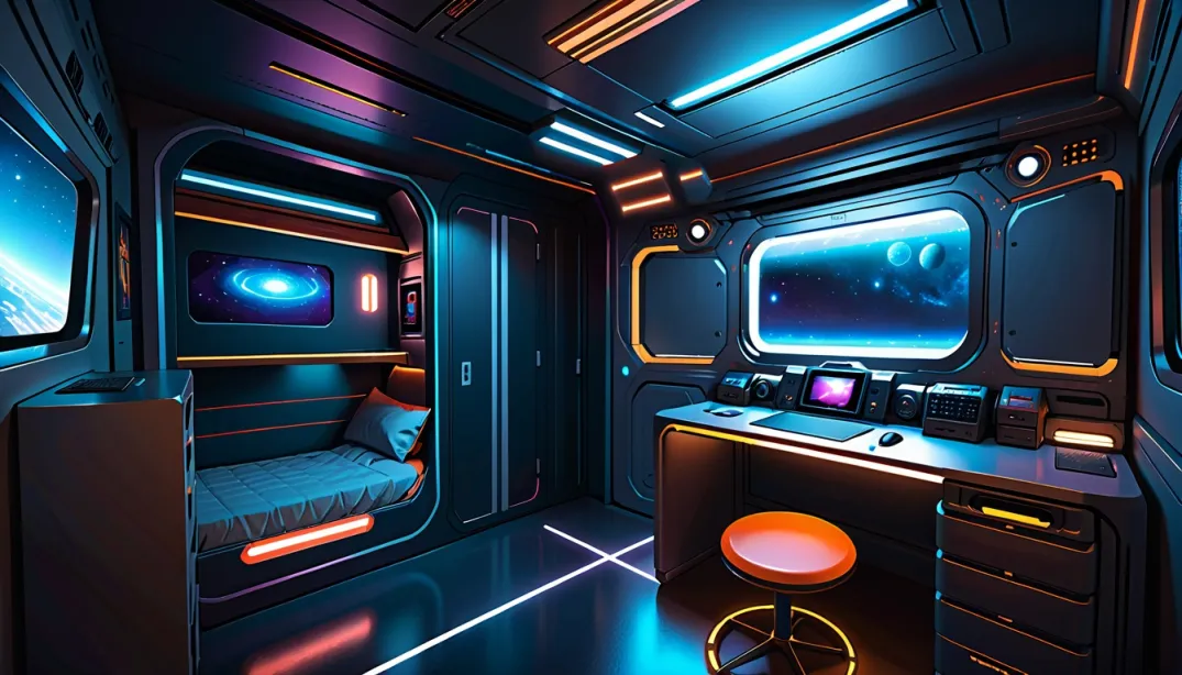 "Galactic Odyssey: Mark's Interstellar Journey"
