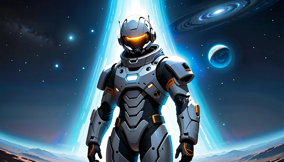 "Galactic Odyssey: Mark's Interstellar Journey"