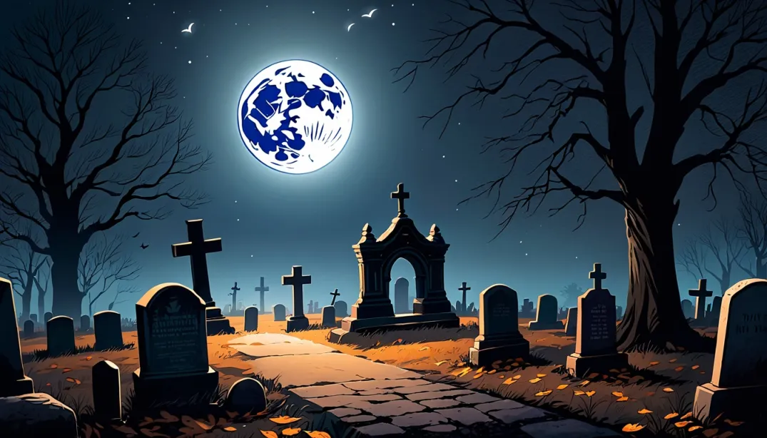 Whispers of the Midnight Graveyard