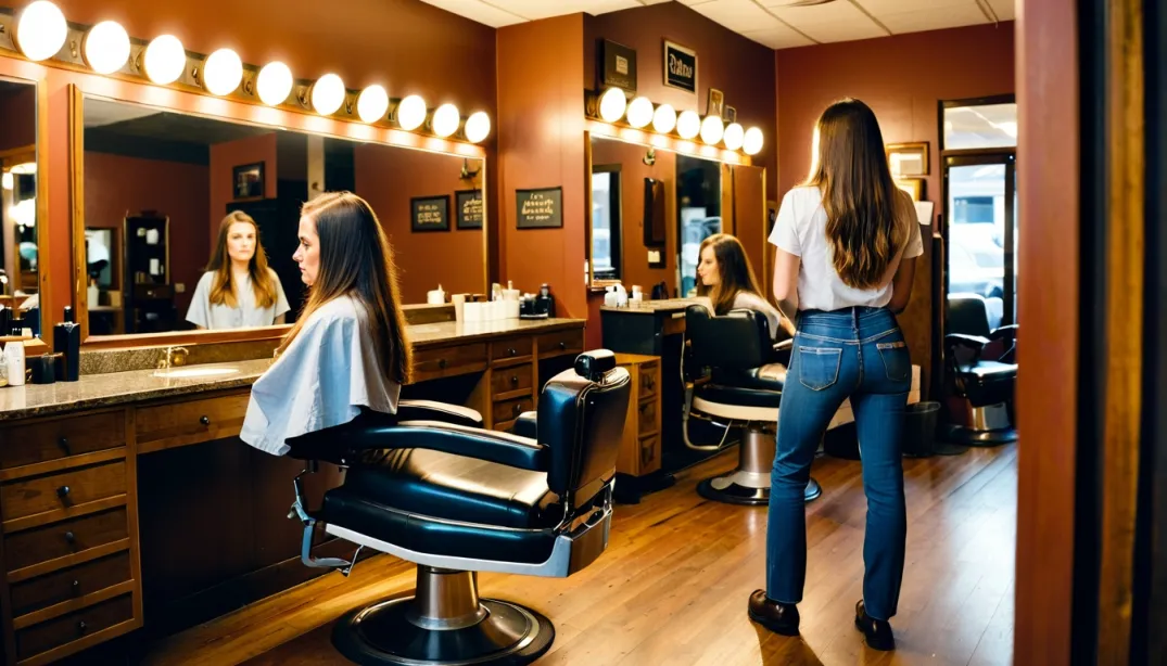 "Bald Beauty: A Summer Shave Transformation"