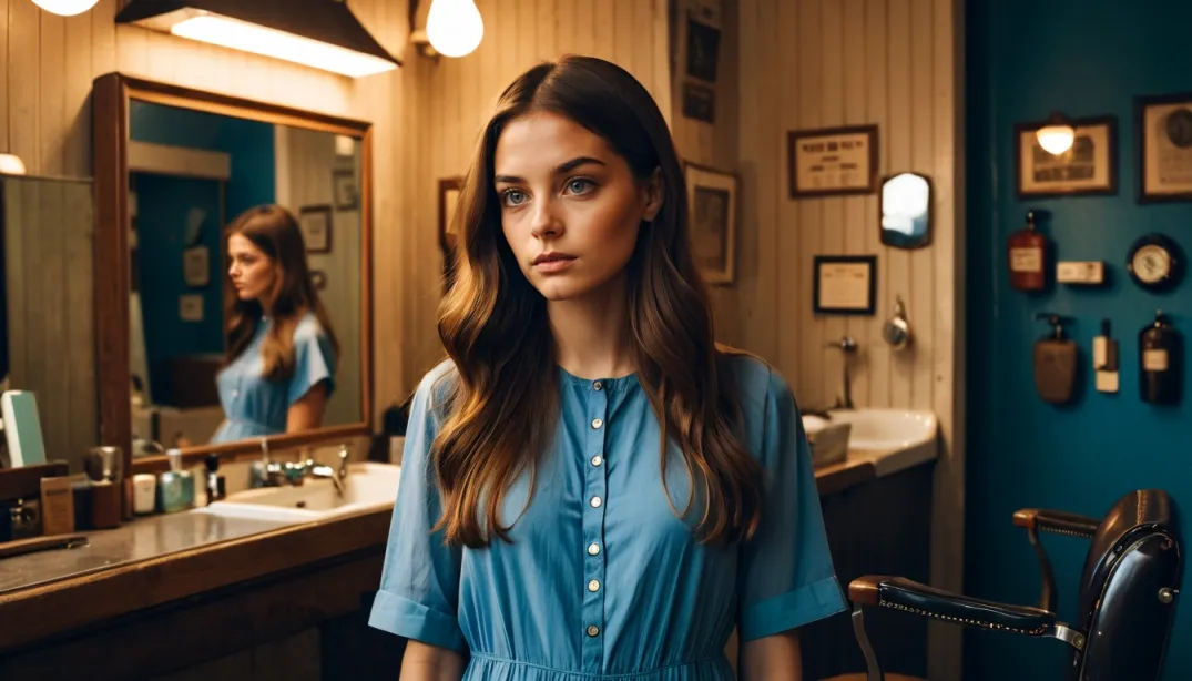 "Bald Beauty: A Summer Shave Transformation"