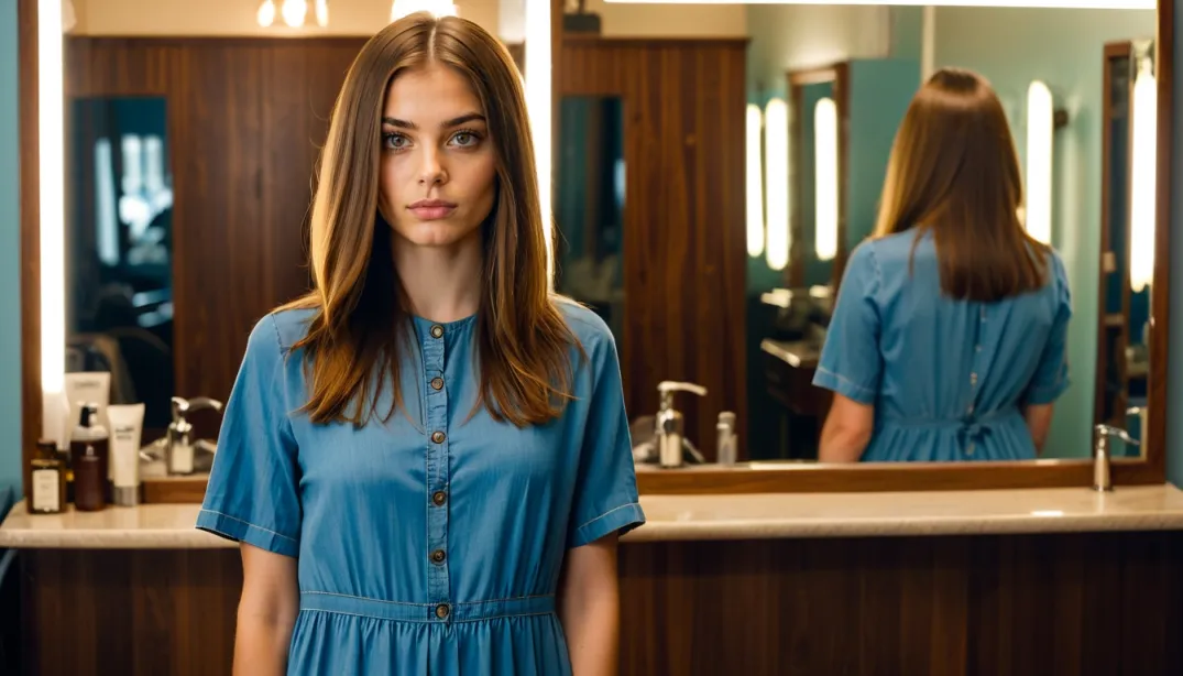 "Bald Beauty: A Summer Shave Transformation"