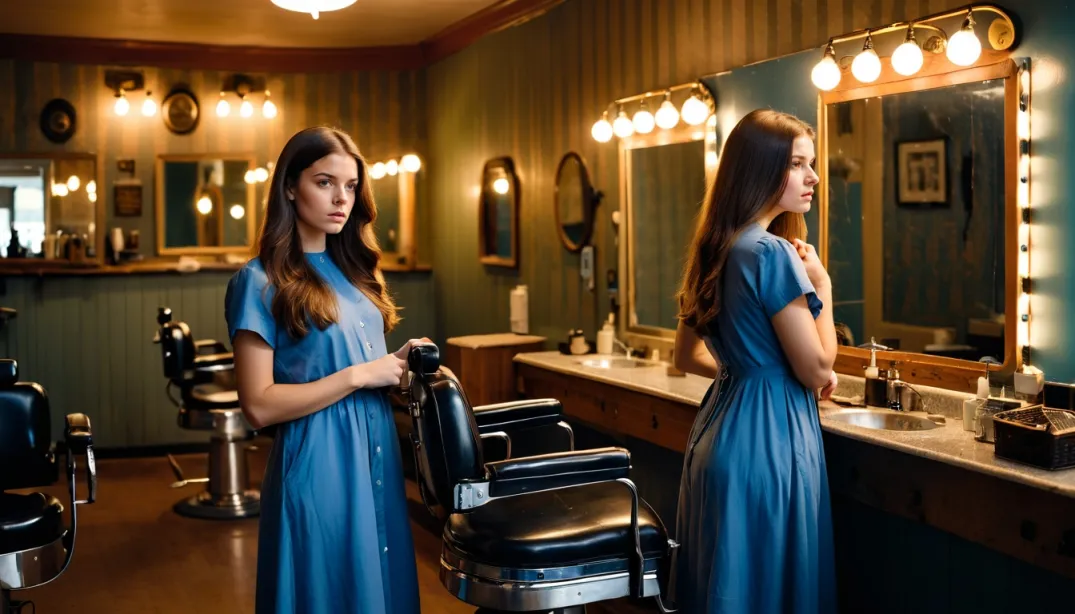"Bald Beauty: A Summer Shave Transformation"