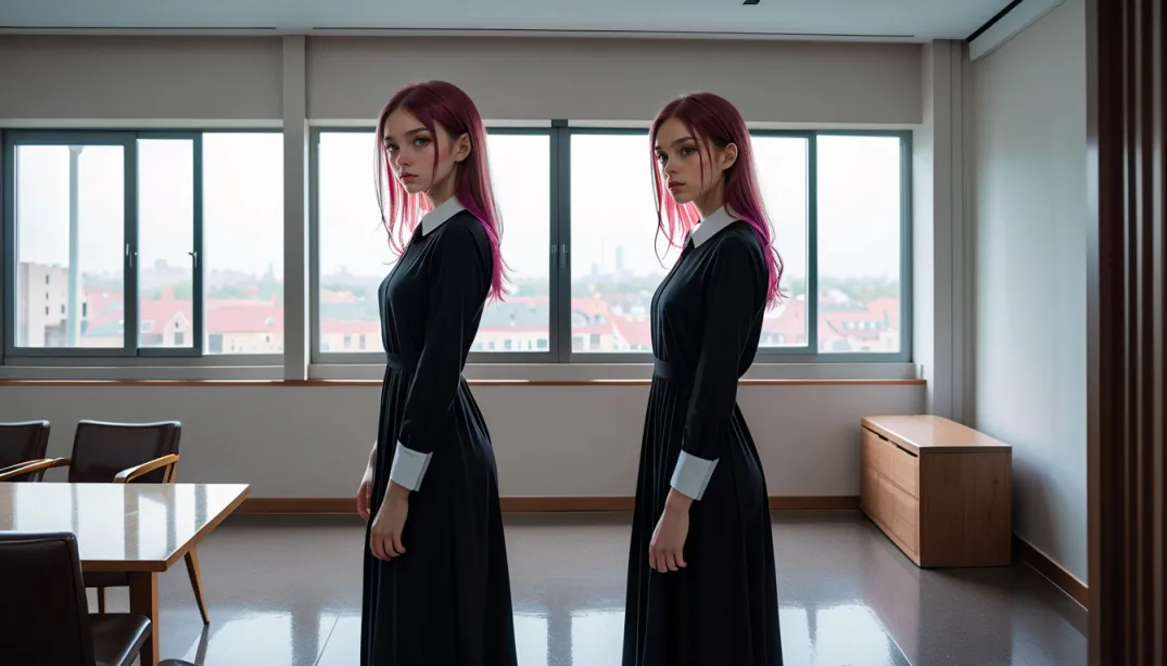 Addams Family in the Pink: A Colorful Chaos