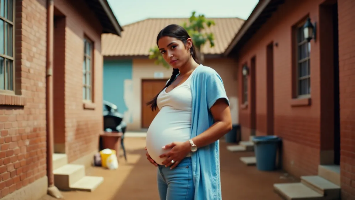 Begging Beauty: A Pregnant Girl's Journey