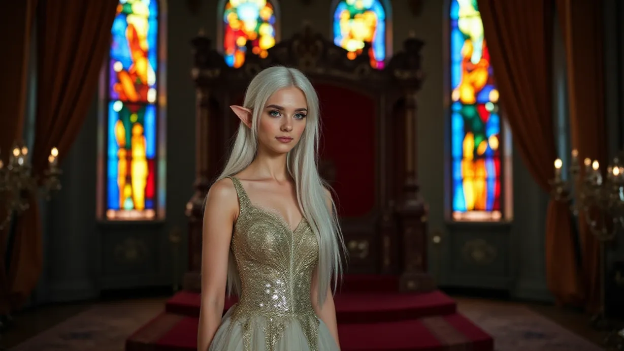 The Elven Princess's Human Knight