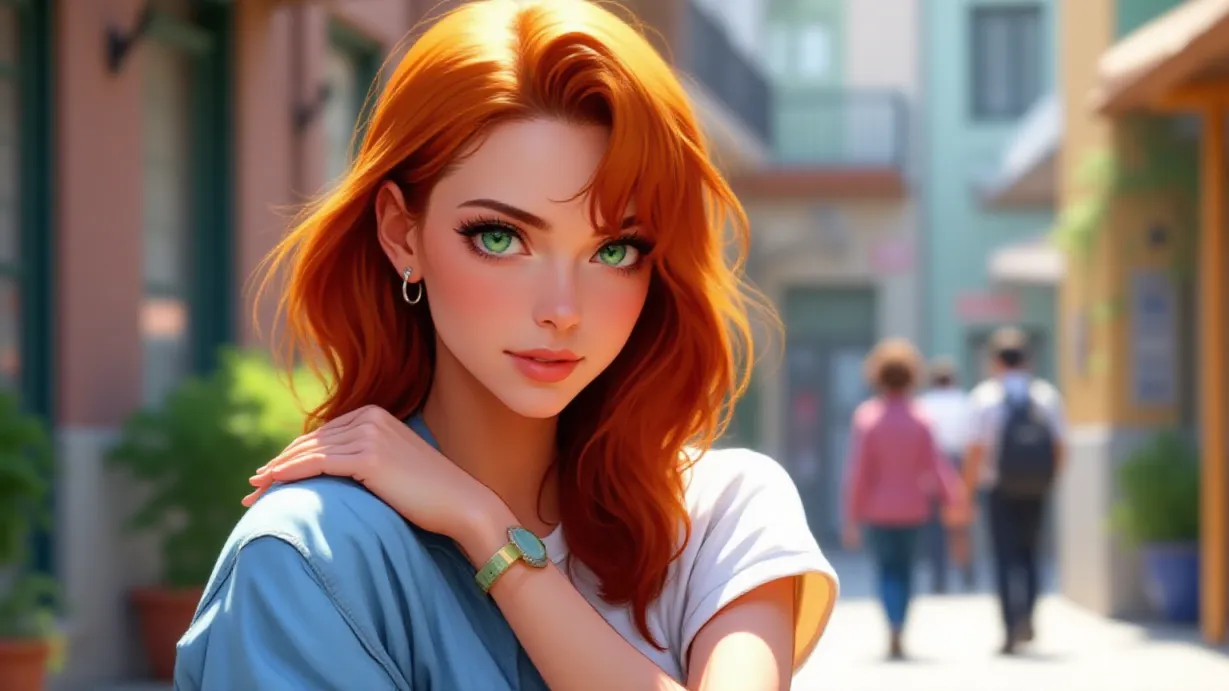 The Orange Haired Girl