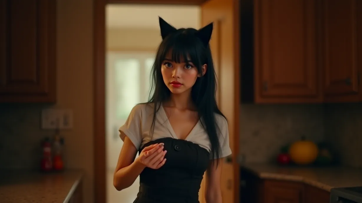 The Wild Catgirl in My Room