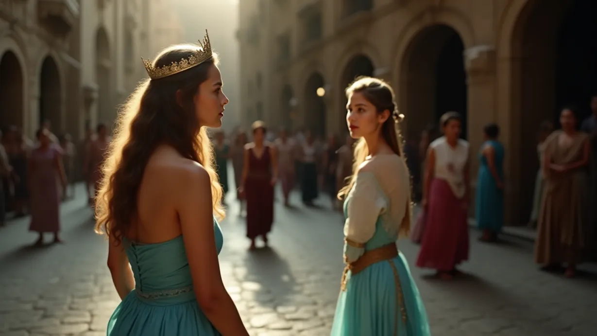 The Princess And The Beggar Girl