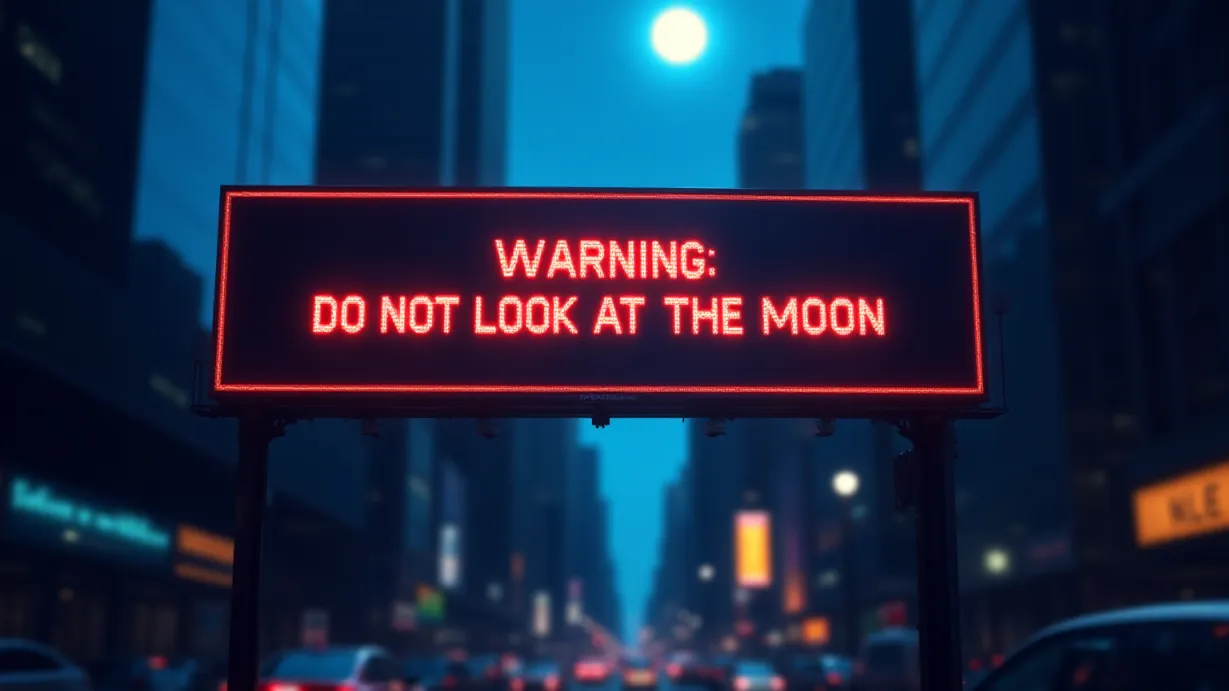 Moonlit Whispers: A Lunar Warning