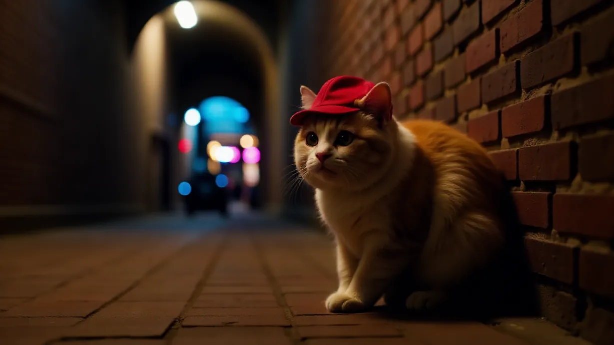 Whiskers' Wild Ride: A Feline Heist
